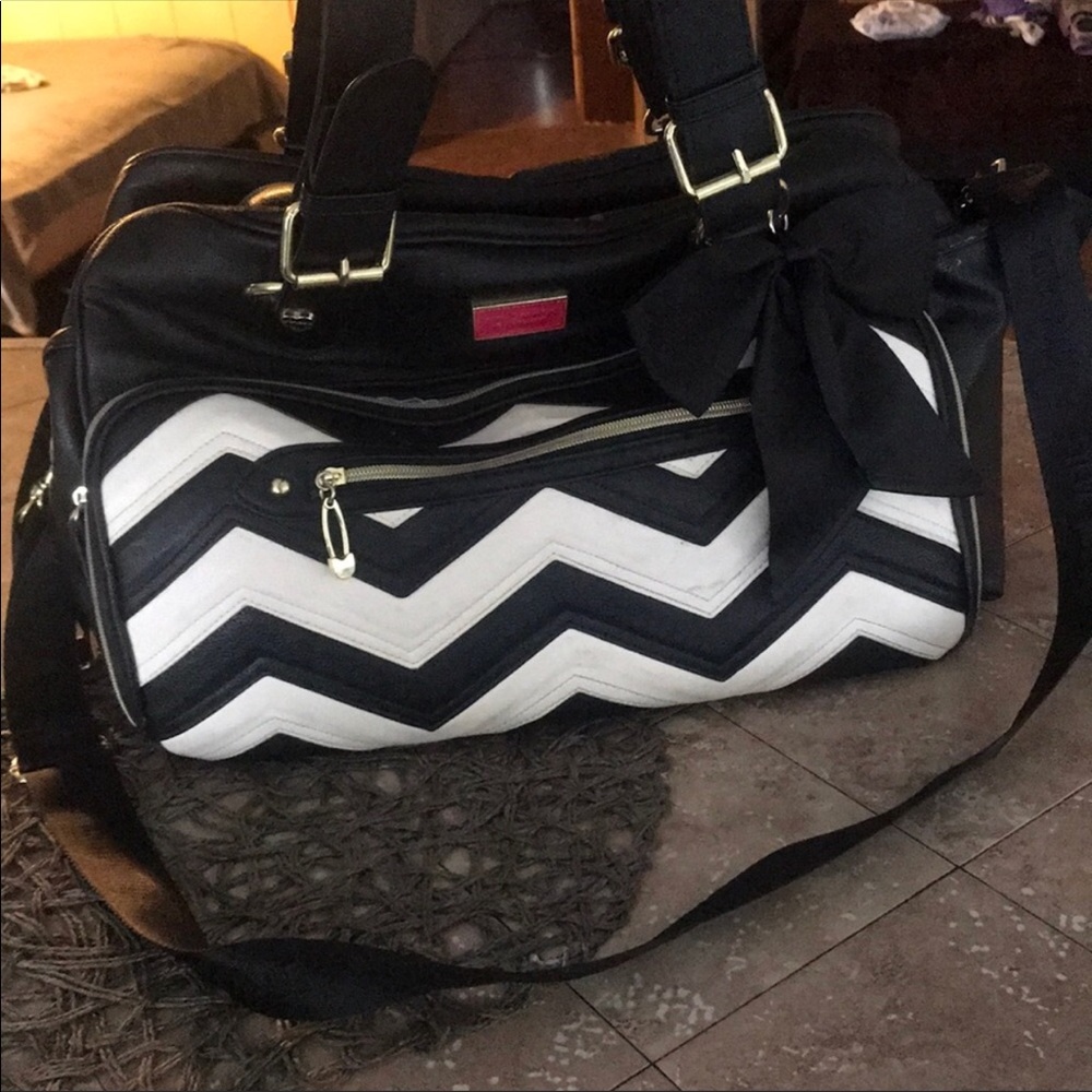 LEATHER DIAPER BAG